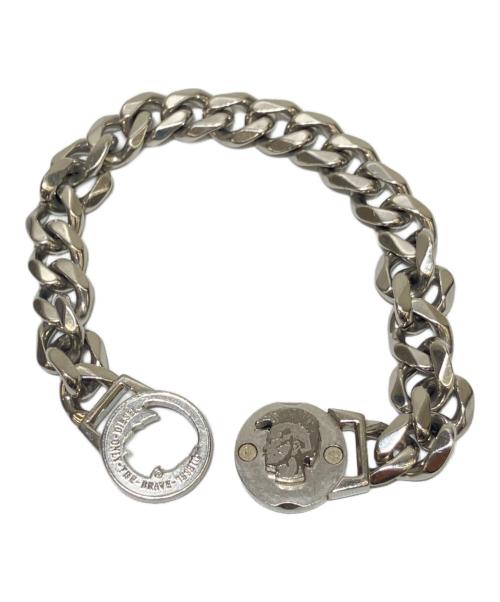 DIESEL（ディーゼル）DIESEL (ディーゼル) チェーンブレスレット シルバーの古着・服飾アイテム