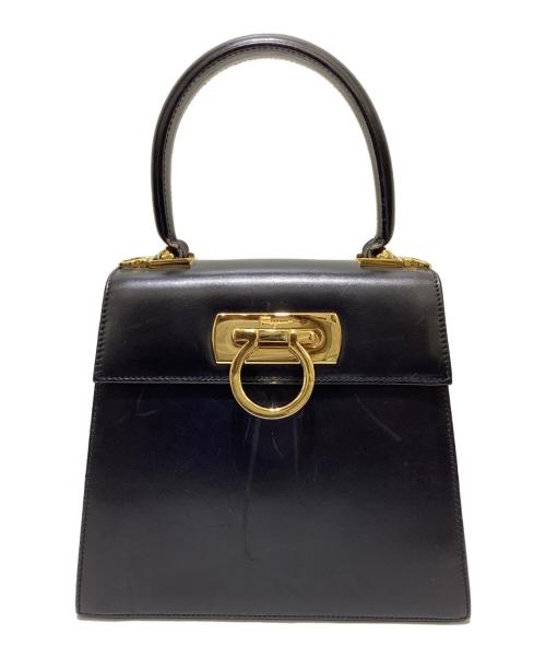 Salvatore Ferragamo（サルヴァトーレ フェラガモ）Salvatore Ferragamo (サルヴァトーレ フェラガモ) 2WAYショルダーバッグ ブラックの古着・服飾アイテム