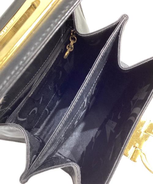 Salvatore Ferragamo（サルヴァトーレ フェラガモ）Salvatore Ferragamo (サルヴァトーレ フェラガモ) 2WAYショルダーバッグ ブラックの古着・服飾アイテム