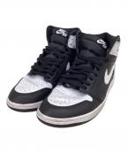 NIKEナイキ）の古着「ハイカットスニーカー」｜ホワイト×ブラック