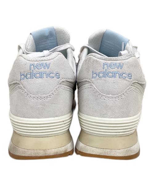 NEW BALANCE（ニューバランス）NEW BALANCE (ニューバランス) スニーカー ライトグレー サイズ:US8の古着・服飾アイテム