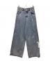 adidas originals（アディダスオリジナル）の古着「ワイドデニムパンツ　	アディブレイク」｜ネイビー