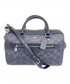 COACHコーチ）の古着「2WAYバッグ」｜ネイビー