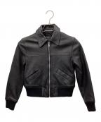 ALL SAINTS SPITALFIELDSオールセインツ スピタルフィールズ）の古着「シープレザージャケット」｜ブラック