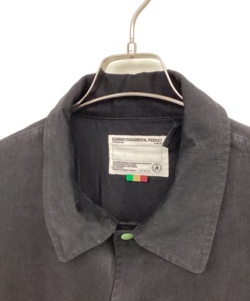 SCANNER FUNDAMENTAL PRODUCT（スキャナー）SCANNER FUNDAMENTAL PRODUCT (スキャナー) コーチジャケット ブラック サイズ:XLの古着・服飾アイテム