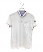 MONCLERモンクレール）の古着「ポロシャツ」｜ホワイト