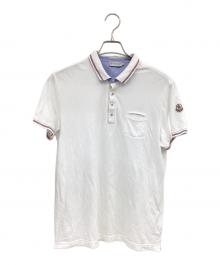 MONCLER（モンクレール）の古着「ポロシャツ」｜ホワイト