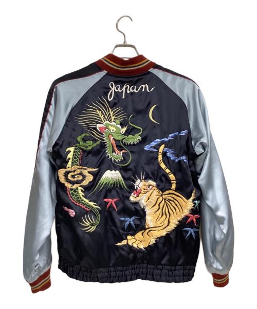 TAILOR 東洋（テーラー東洋）TAILOR 東洋 (テーラー東洋) リバーシブルスカジャン ブラック×ブラウン サイズ:Sの古着・服飾アイテム