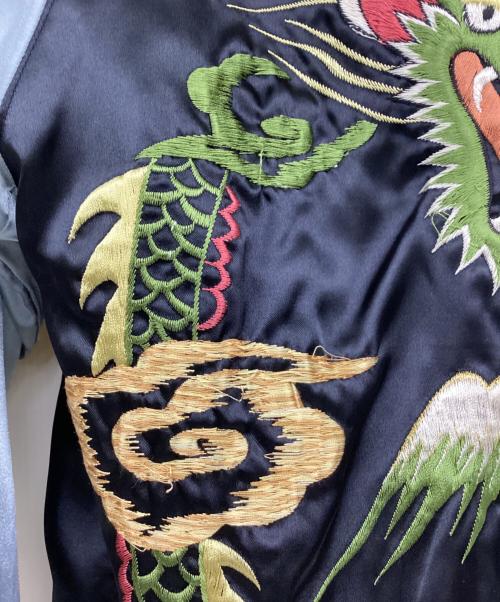 TAILOR 東洋（テーラー東洋）TAILOR 東洋 (テーラー東洋) リバーシブルスカジャン ブラック×ブラウン サイズ:Sの古着・服飾アイテム