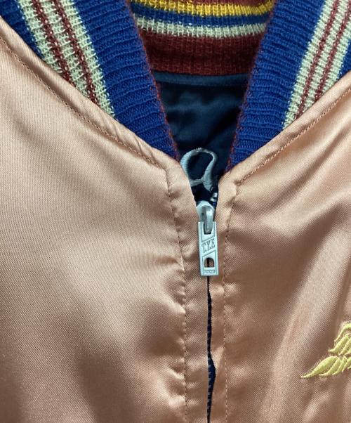 TAILOR 東洋（テーラー東洋）TAILOR 東洋 (テーラー東洋) リバーシブルスカジャン ブラック×ブラウン サイズ:Sの古着・服飾アイテム