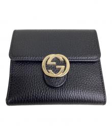 GUCCI（グッチ）の古着「2つ折り財布」｜ブラック