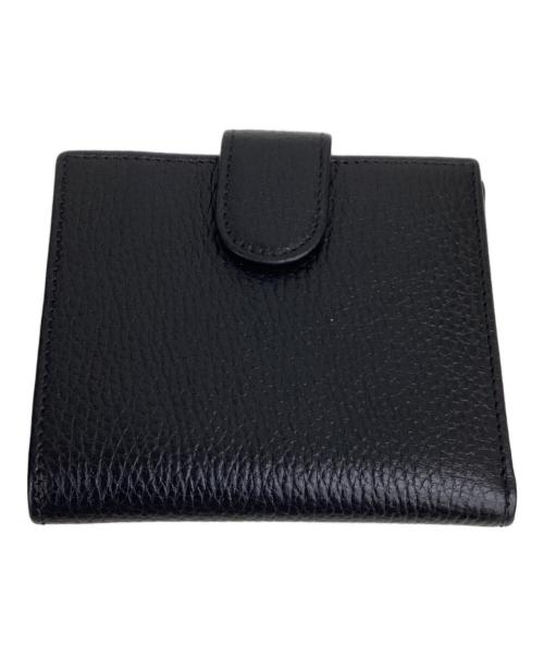 GUCCI（グッチ）GUCCI (グッチ) 2つ折り財布 ブラックの古着・服飾アイテム