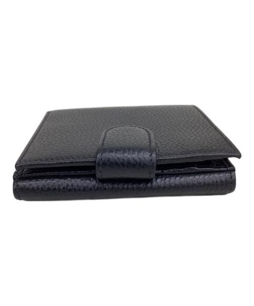 GUCCI（グッチ）GUCCI (グッチ) 2つ折り財布 ブラックの古着・服飾アイテム