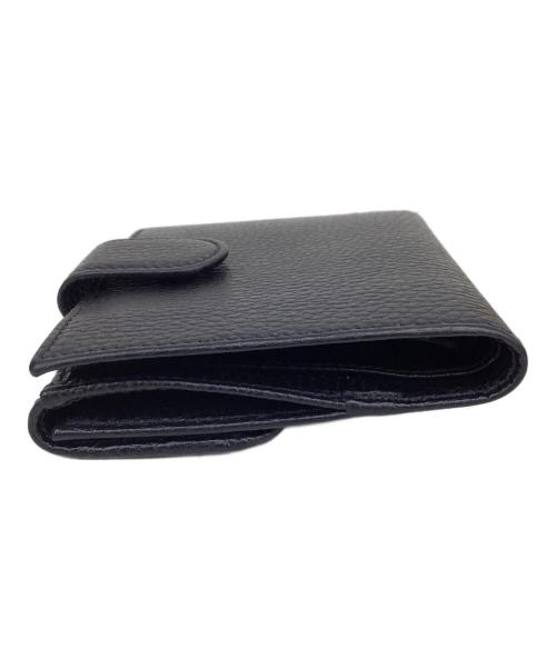 GUCCI（グッチ）GUCCI (グッチ) 2つ折り財布 ブラックの古着・服飾アイテム