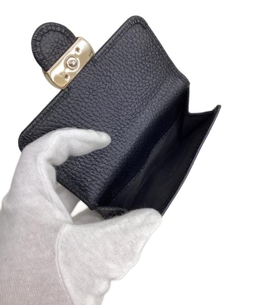 GUCCI（グッチ）GUCCI (グッチ) 2つ折り財布 ブラックの古着・服飾アイテム
