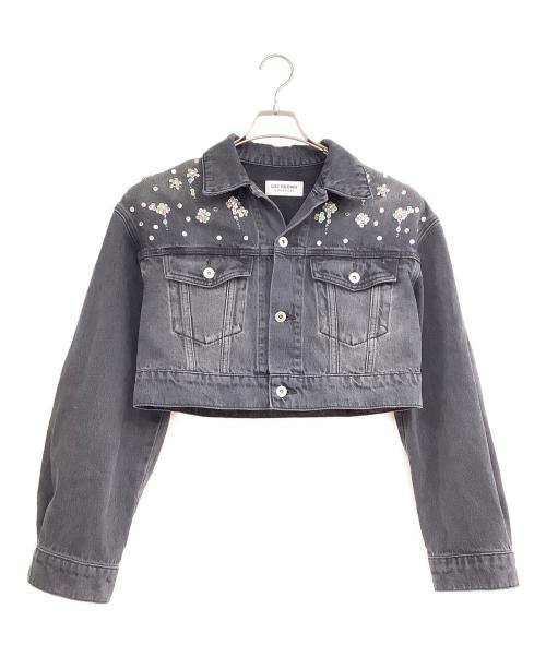 Lily Brown（リリーブラウン）Lily Brown (リリーブラウン) デニムジャケット ブラック サイズ:ONE SIZEの古着・服飾アイテム