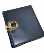 Salvatore Ferragamoサルヴァトーレ フェラガモ）の古着「3つ折り財布」｜ブラック