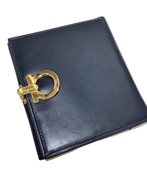 Salvatore Ferragamo（サルヴァトーレ フェラガモ）Salvatore Ferragamo (サルヴァトーレ フェラガモ) 3つ折り財布 ブラックの古着・服飾アイテム
