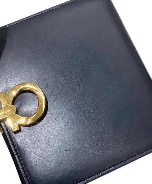 Salvatore Ferragamo（サルヴァトーレ フェラガモ）Salvatore Ferragamo (サルヴァトーレ フェラガモ) 3つ折り財布 ブラックの古着・服飾アイテム