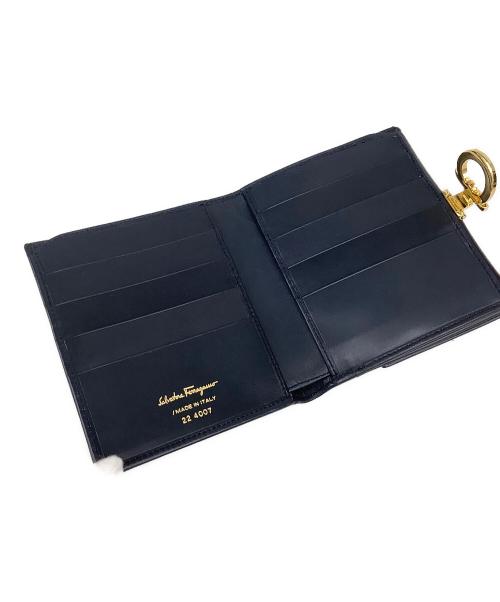 Salvatore Ferragamo（サルヴァトーレ フェラガモ）Salvatore Ferragamo (サルヴァトーレ フェラガモ) 3つ折り財布 ブラックの古着・服飾アイテム
