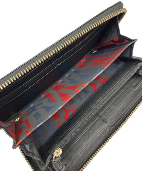 Vivienne Westwood（ヴィヴィアンウエストウッド）Vivienne Westwood (ヴィヴィアンウエストウッド) エナメル長財布 ブラックの古着・服飾アイテム