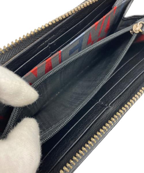 Vivienne Westwood（ヴィヴィアンウエストウッド）Vivienne Westwood (ヴィヴィアンウエストウッド) エナメル長財布 ブラックの古着・服飾アイテム