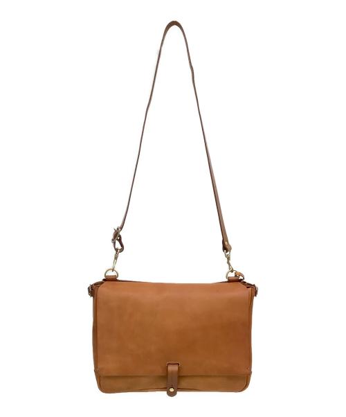 HERZ ORGAN（ヘルツ オルガン）Herz organ (ヘルツ オルガン) レザーショルダーバッグ ブラウンの古着・服飾アイテム
