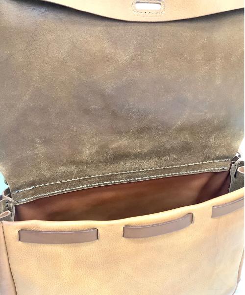 HERZ ORGAN（ヘルツ オルガン）Herz organ (ヘルツ オルガン) レザーショルダーバッグ ブラウンの古着・服飾アイテム