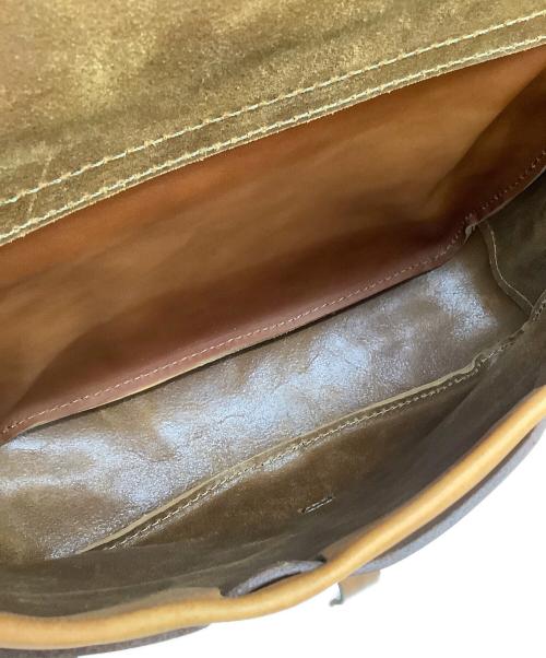 HERZ ORGAN（ヘルツ オルガン）Herz organ (ヘルツ オルガン) レザーショルダーバッグ ブラウンの古着・服飾アイテム