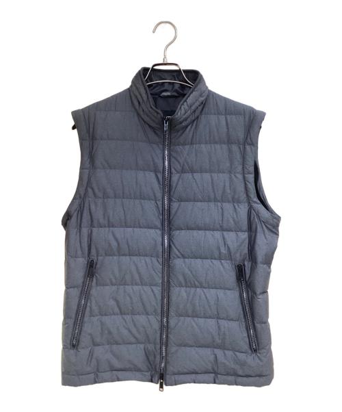 BLACK LABEL CRESTBRIDGE（ブラックレーベル クレストブリッジ）BLACK LABEL CRESTBRIDGE (ブラックレーベル クレストブリッジ) ライトダウンジャケット グレー サイズ:Lの古着・服飾アイテム