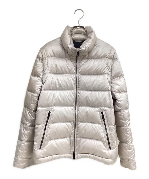 BLACK LABEL CRESTBRIDGE（ブラックレーベル クレストブリッジ）BLACK LABEL CRESTBRIDGE (ブラックレーベル クレストブリッジ) ダウンジャケット ホワイト×ブラック サイズ:Lの古着・服飾アイテム