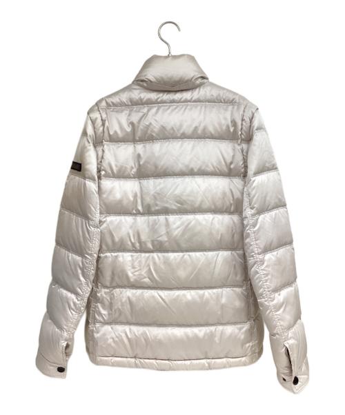 BLACK LABEL CRESTBRIDGE（ブラックレーベル クレストブリッジ）BLACK LABEL CRESTBRIDGE (ブラックレーベル クレストブリッジ) ダウンジャケット ホワイト×ブラック サイズ:Lの古着・服飾アイテム