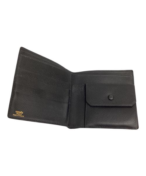 HERMES（エルメス）HERMES (エルメス) 2つ折り財布 ブラックの古着・服飾アイテム