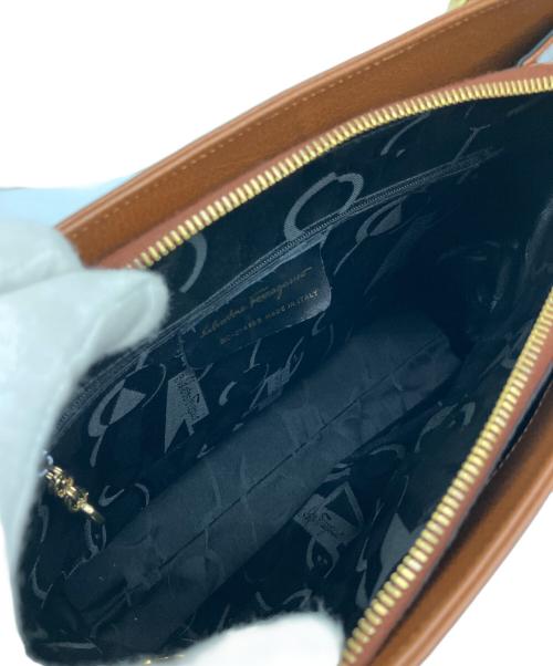 Salvatore Ferragamo（サルヴァトーレ フェラガモ）Salvatore Ferragamo (サルヴァトーレ フェラガモ) トートバッグ ブラウンの古着・服飾アイテム