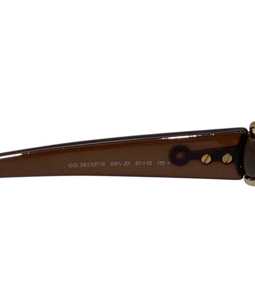 GUCCI（グッチ）GUCCI (グッチ) サングラス ブラウンの古着・服飾アイテム