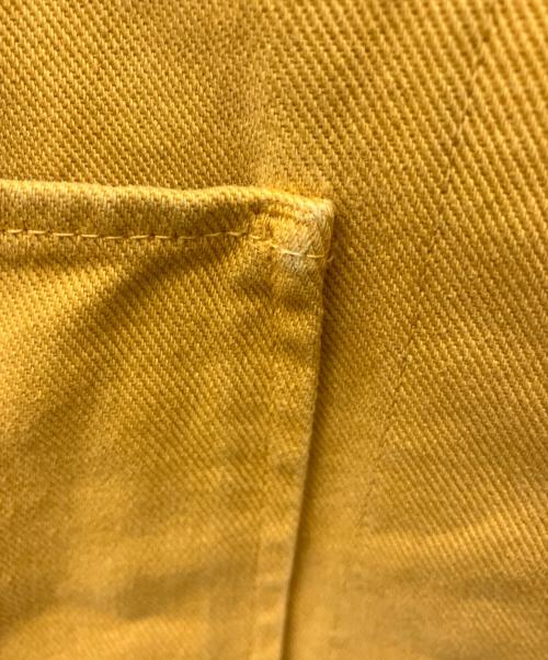 MIU MIU（ミュウミュウ）MIU MIU (ミュウミュウ) コットンサファリジャケット イエロー サイズ:SIZE46の古着・服飾アイテム