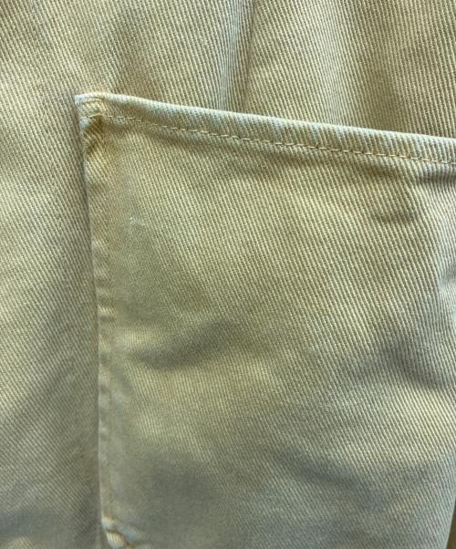 MIU MIU（ミュウミュウ）MIU MIU (ミュウミュウ) コットンサファリジャケット イエロー サイズ:SIZE46の古着・服飾アイテム