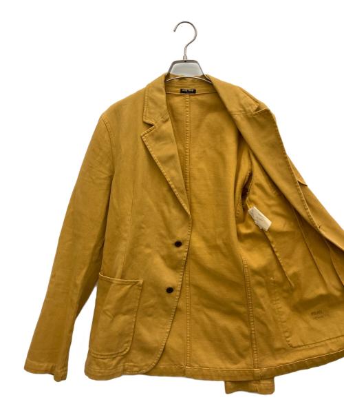 MIU MIU（ミュウミュウ）MIU MIU (ミュウミュウ) コットンサファリジャケット イエロー サイズ:SIZE46の古着・服飾アイテム