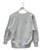 Champion REVERSE WEAVEチャンピオン リバース ウィーブ）の古着「スウェット USA製 刺繍タグ 90s」｜ライトグレー