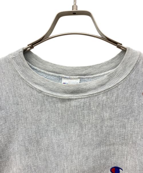 Champion REVERSE WEAVE（チャンピオン リバース ウィーブ）Champion REVERSE WEAVE (チャンピオン リバース ウィーブ) スウェット USA製 刺繍タグ 90s ライトグレー サイズ:Lの古着・服飾アイテム