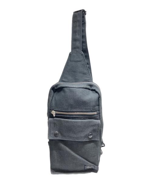 PORTER（ポーター）PORTER (ポーター) スリングショルダーバッグ グレーの古着・服飾アイテム