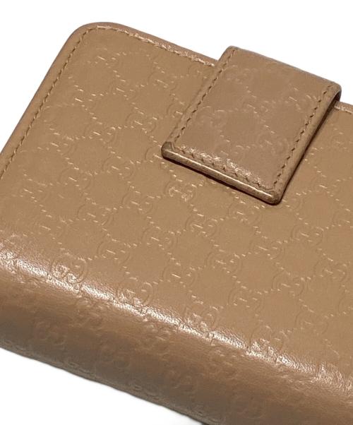 GUCCI（グッチ）GUCCI (グッチ) 2つ折り財布 ベージュの古着・服飾アイテム