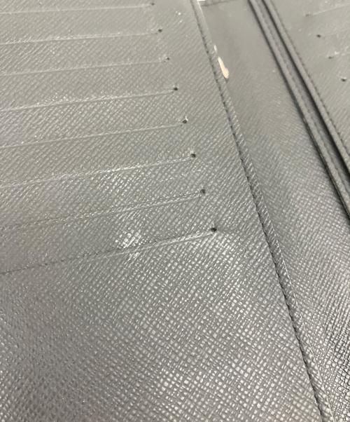 LOUIS VUITTON（ルイ ヴィトン）LOUIS VUITTON (ルイ ヴィトン) 長財布 タイガ ポルトフォイユ ブラザ ノワール ノワールの古着・服飾アイテム