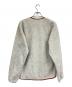 Patagonia (パタゴニア) シンチラカーディガン ホワイト×ブラウン サイズ:SMサイズ：12000円