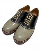 REGAL×GLAD HANDリーガル×グラッドハンド）の古着「サドルシューズ」｜グレー×ブラック