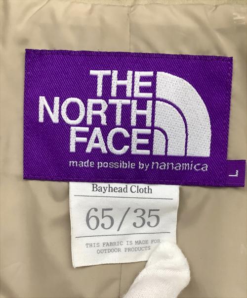 THE NORTHFACE PURPLELABEL（ザ・ノースフェイス パープルレーベル）THE NORTHFACE PURPLELABEL (ザ・ノースフェイス パープルレーベル) 65/35 ステンカラーコート ベージュ サイズ:Lの古着・服飾アイテム