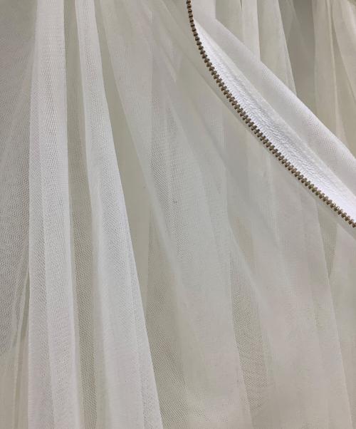 Diagram（ダイアグラム）Diagram (ダイアグラム) チュールギャザーブルゾン ホワイト サイズ:36の古着・服飾アイテム