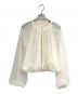 Diagram（ダイアグラム）の古着「チュールギャザーブルゾン」｜ホワイト