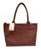 FIVEWOODSファイブウッズ）の古着「レザートートバッグ」｜ブラウン