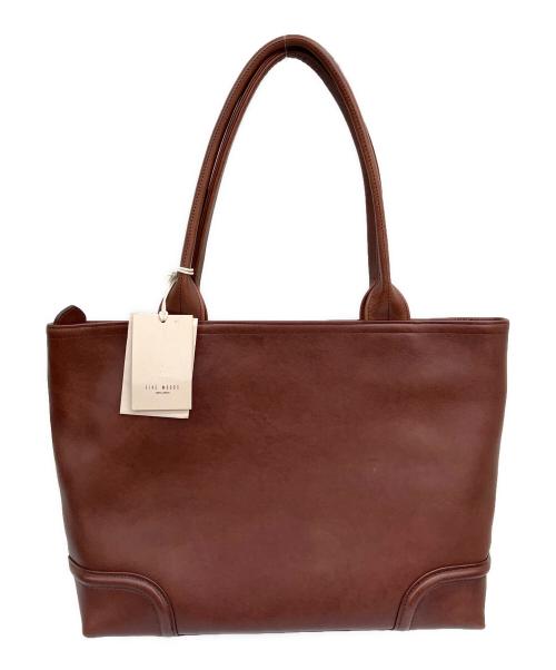 FIVEWOODS（ファイブウッズ）FIVEWOODS (ファイブウッズ) レザートートバッグ ブラウンの古着・服飾アイテム